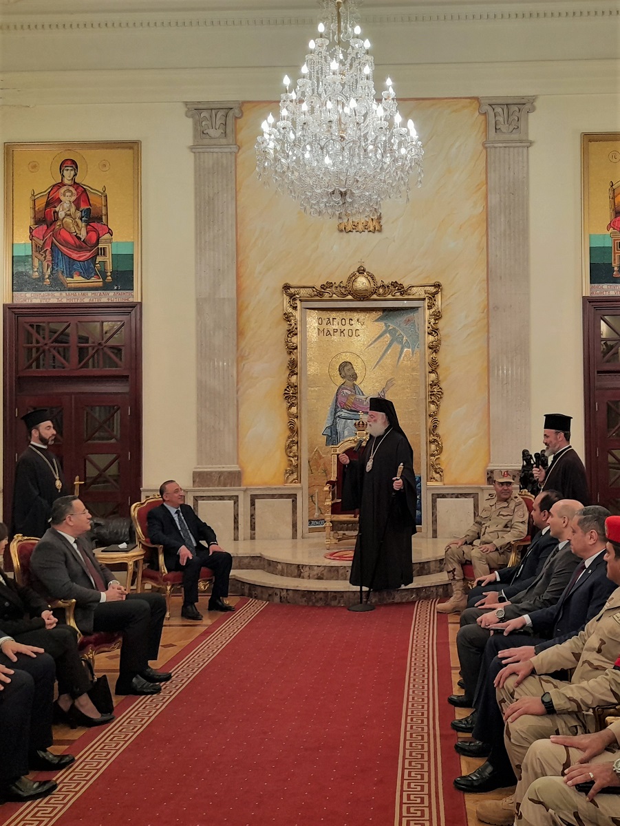 Τον Πατριάρχη Θεόδωρο επισκέφθηκε ο Κυβερνήτης της Αλεξάνδρειας Μωχάμεντ Σερίφ