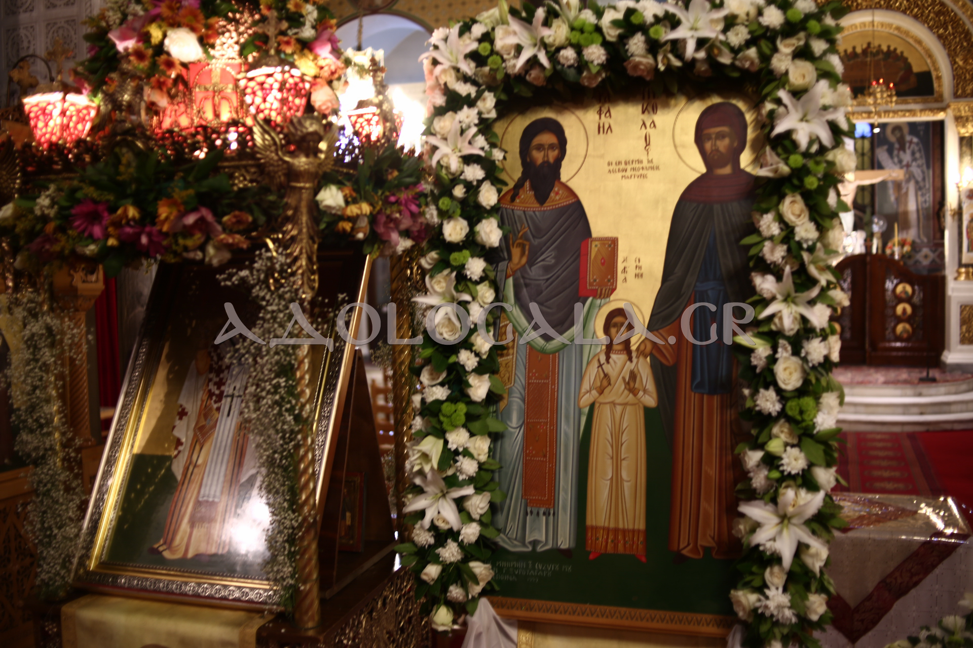 Ιερά Λείψανα των Αγίων νεομαρτύρων Ραφαήλ Νικολάου και Ειρήνης υποδέχθηκε ο Ι.Ν. Αγ. Αθανασίου Θησείου