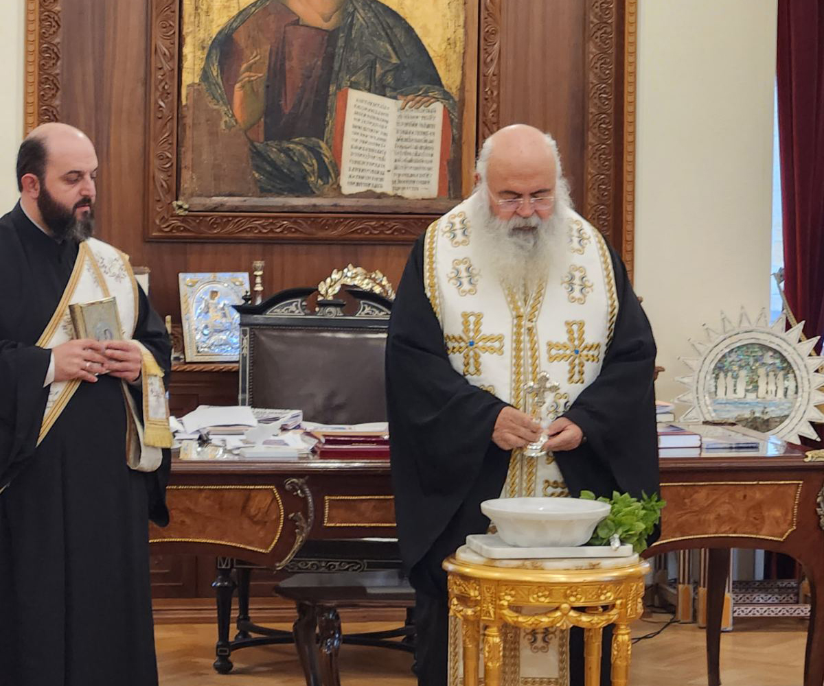 Αγιασμός για τον μηνά Φεβρουάριο στην Ιερά Αρχιεπισκοπή Kύπρου