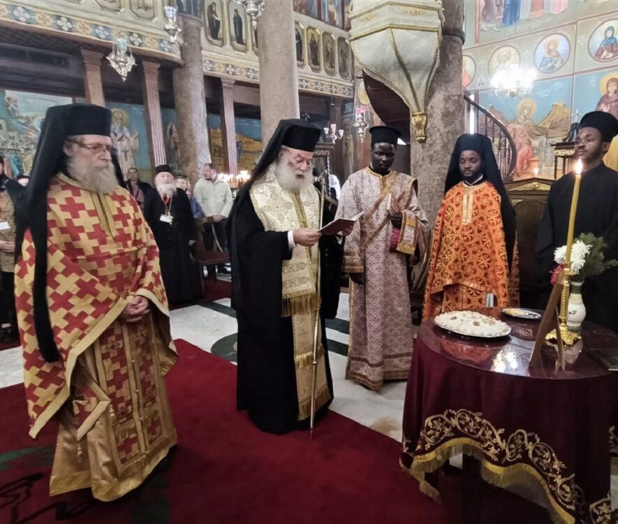 Επιμνημόσυνη δέηση του Πατριάρχη Αλεξανδρείας για τον μακαριστό Ιεράρχη Περγάμου Ιωάννη