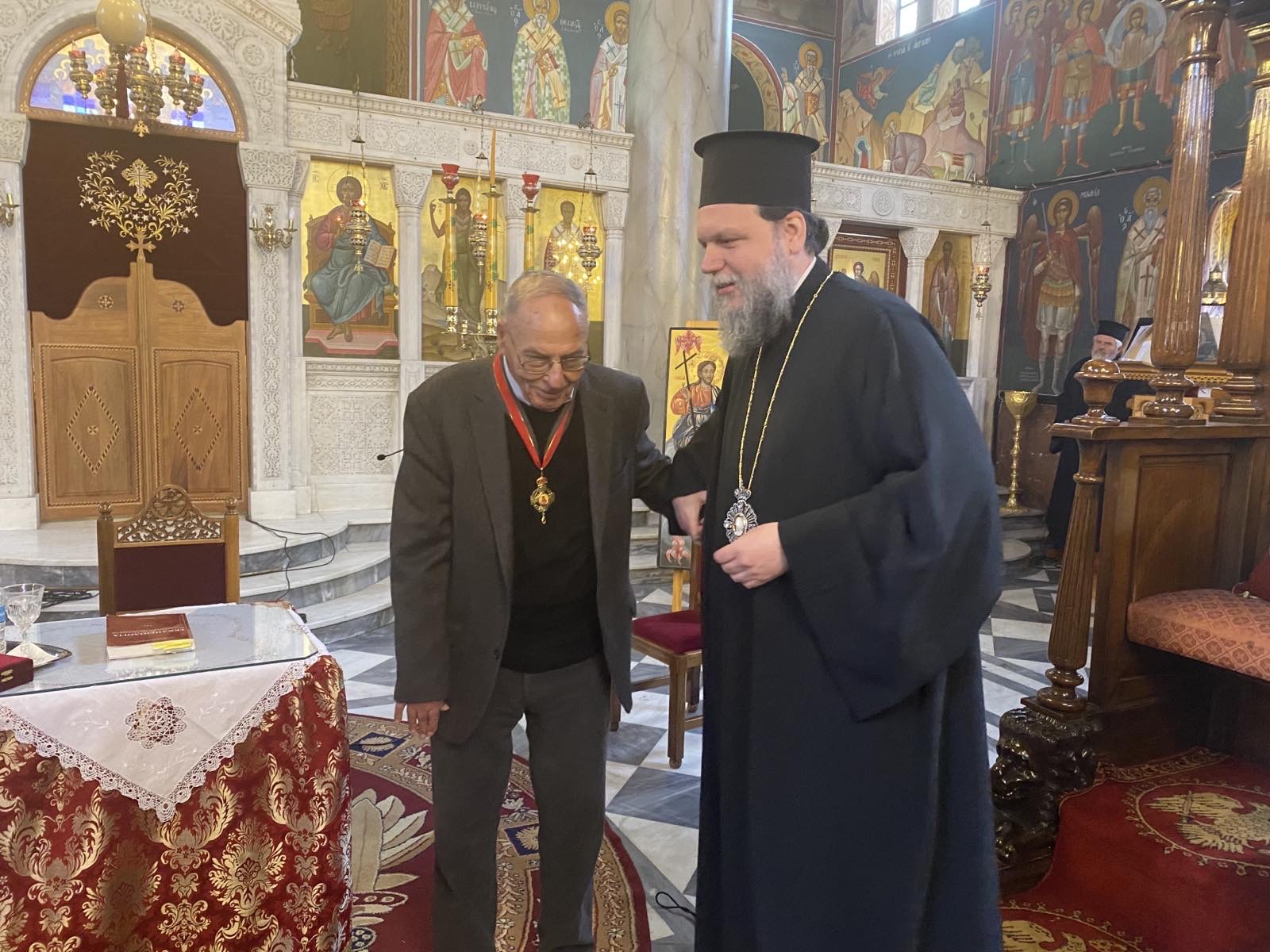 Η Ι.Μ. Νέας Ιωνίας τίμησε τον καθηγητή κ. Βλάσιο Φειδά