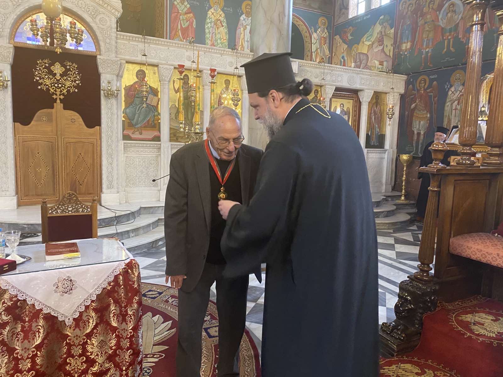 Η Ι.Μ. Νέας Ιωνίας τίμησε τον καθηγητή κ. Βλάσιο Φειδά