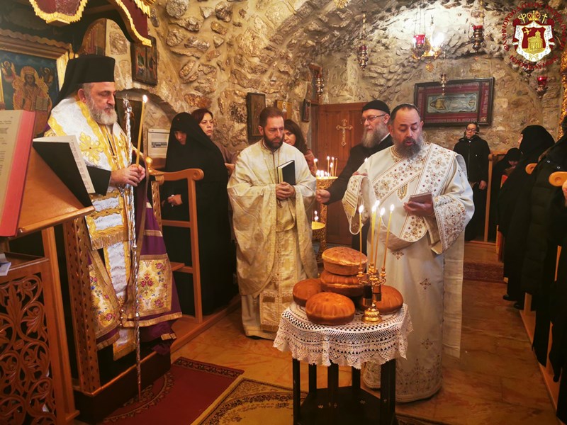 Η εορτή των Τριών Ιεραρχών και προστατών των γραμμάτων στους Αγίους Τόπους 
