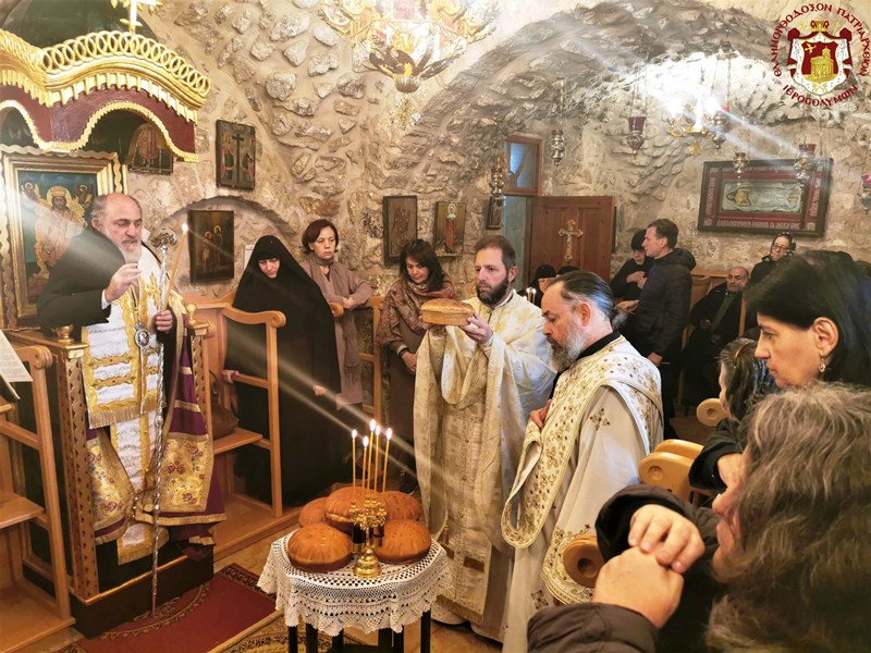 Η εορτή των Τριών Ιεραρχών και προστατών των γραμμάτων στους Αγίους Τόπους 