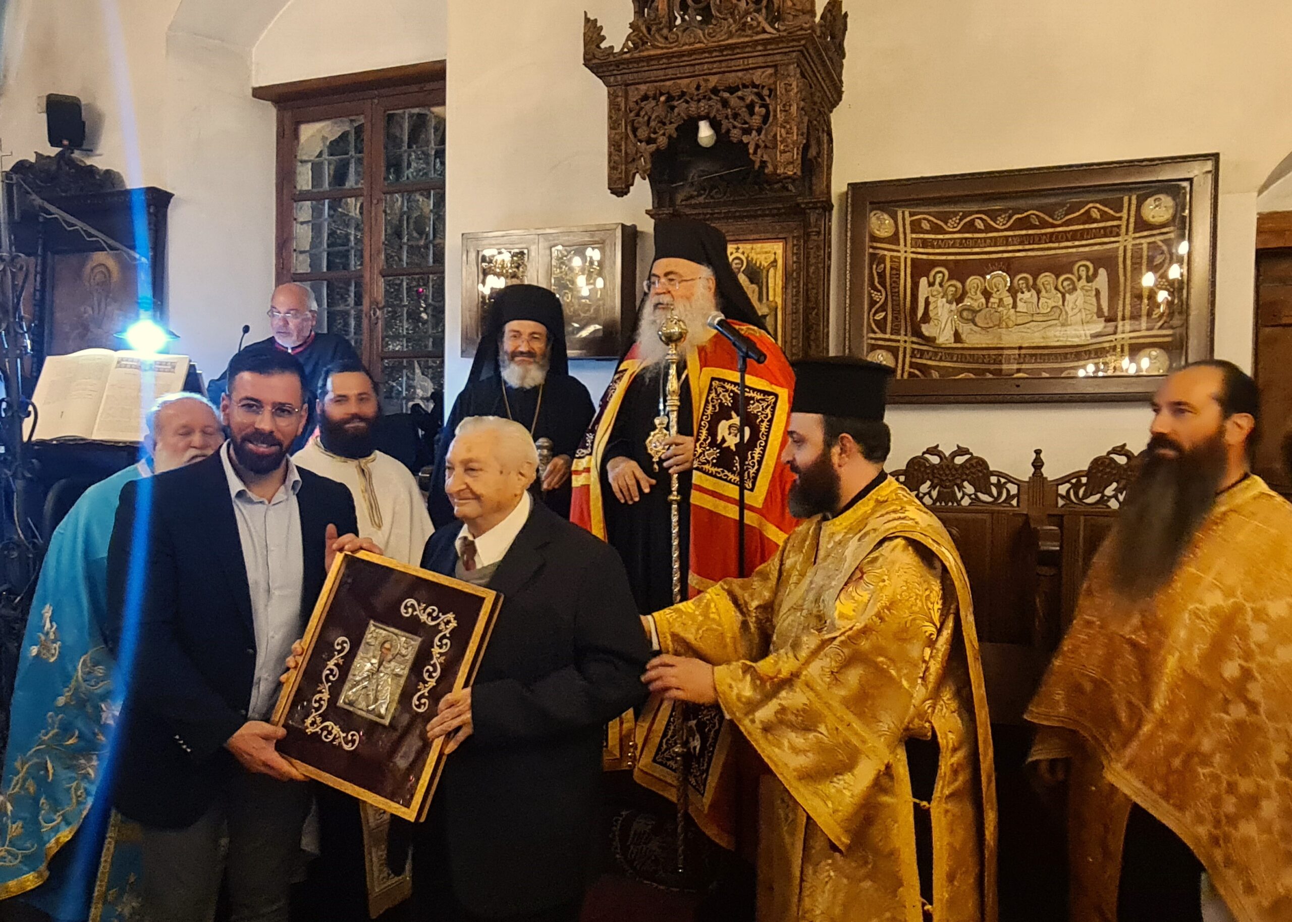 Ο Αρχιεπίσκοπος Γεώργιος στον πανηγυρικό Εσπερινό του Αγίου Κασσιανού 