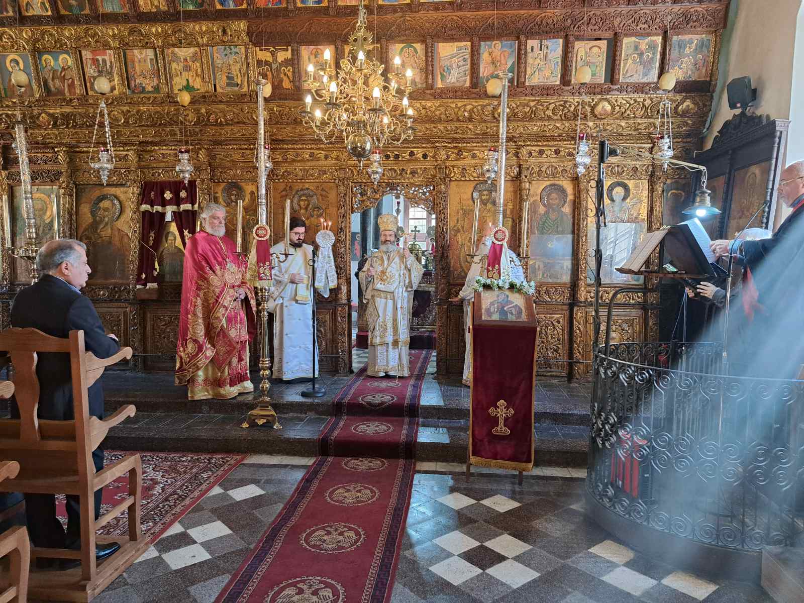 Ο Αρχιεπίσκοπος Γεώργιος στον πανηγυρικό Εσπερινό του Αγίου Κασσιανού 