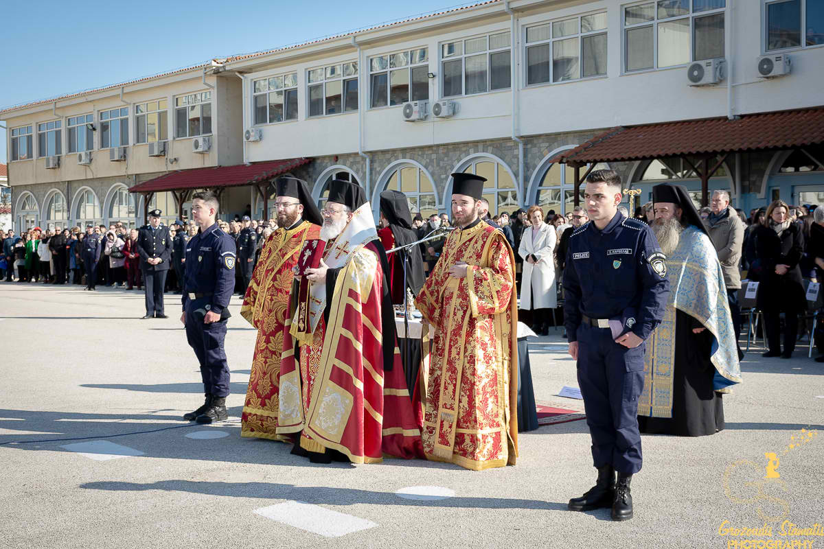 Στην ορκωμοσία των Δοκίμων Αστυφυλάκων ο Μητροπολίτης Διδυμοτείχου Δαμασκηνός 