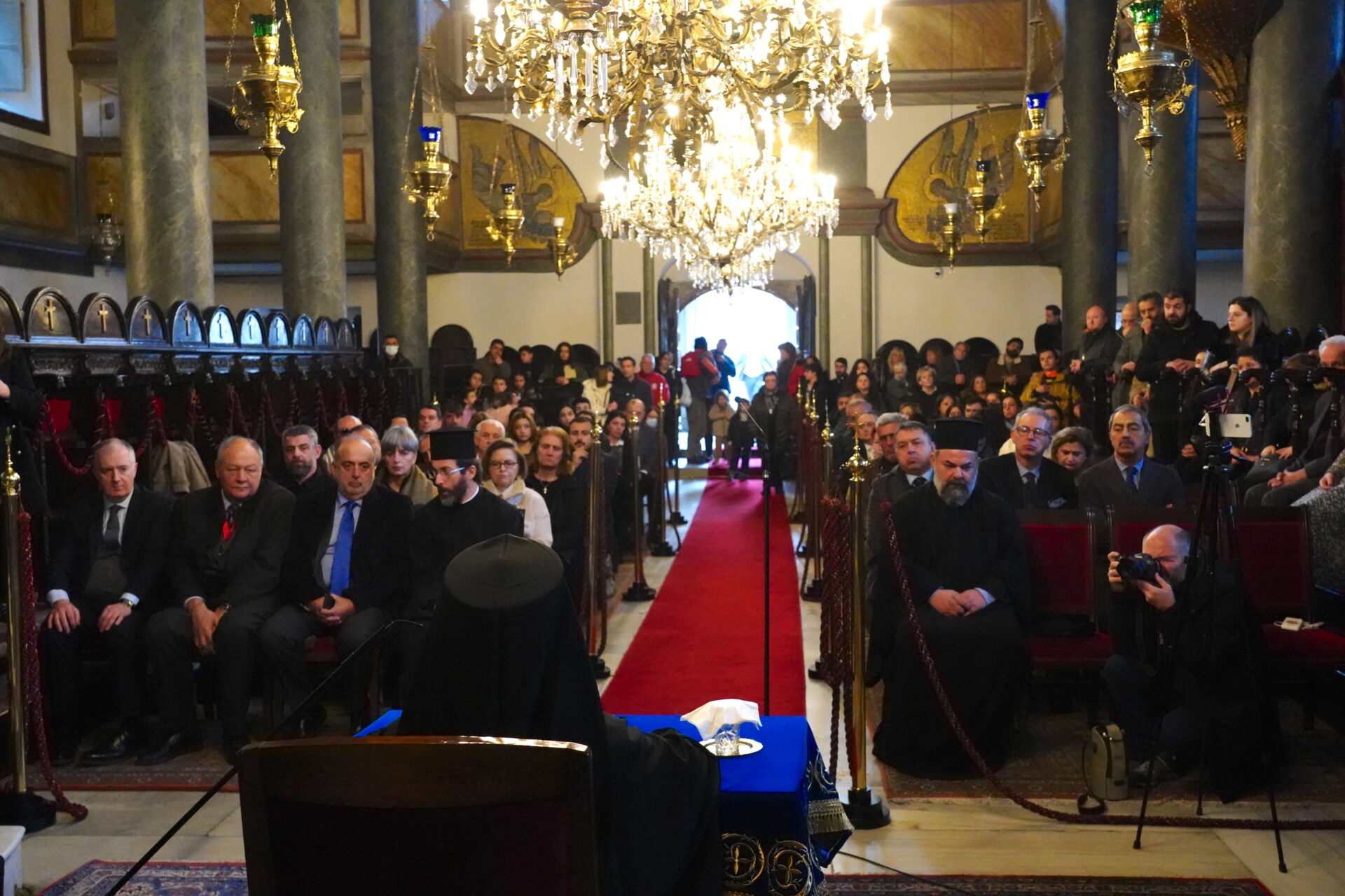 Συνάντηση Οικουμενικού Πατριάρχη με μέλη του ποιμνίου του με καταγωγή από τις σεισμόπληκτες περιοχές