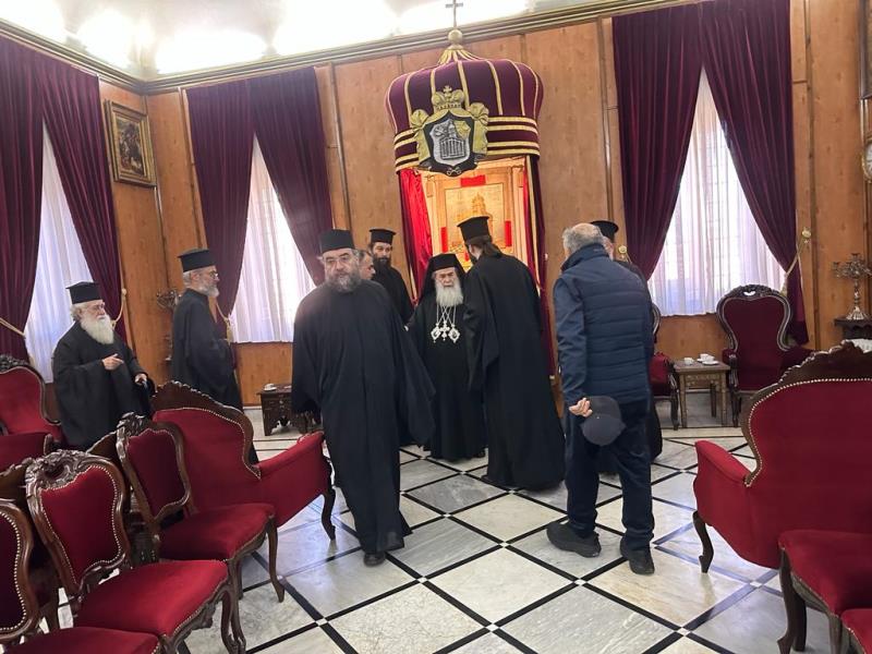 Τεσσαρακονθήμερο ιερό μνημόσυνο Πατριάρχη Ιεροσολύμων Ειρηναίου στην Αγία Γή 