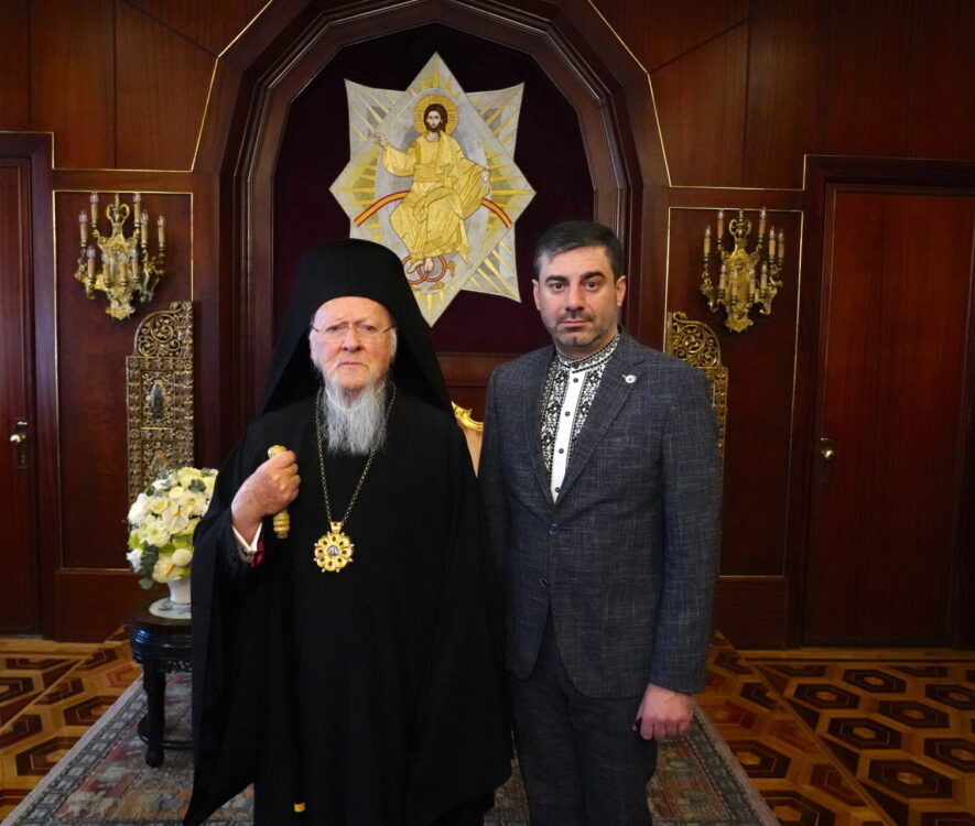 Τον Ombudsman της Ουκρανίας στο Φανάρι, Dmytro Lubinets δέχθηκε ο Οικουμενικός Πατριάρχης