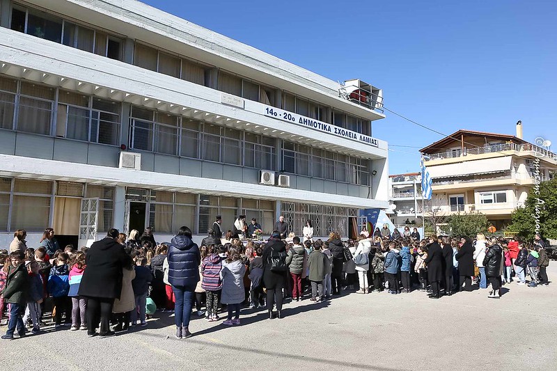 Φορείς, συλλόγους και σχολεία σε όλη την Φθιώτιδα ευλόγησε ο Μητροπολίτης Συμεών 