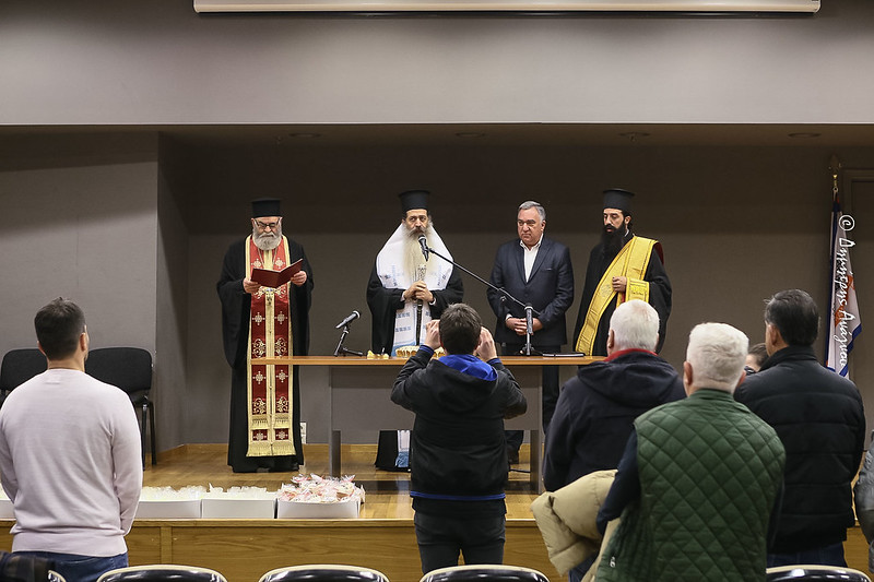 Φορείς, συλλόγους και σχολεία σε όλη την Φθιώτιδα ευλόγησε ο Μητροπολίτης Συμεών 