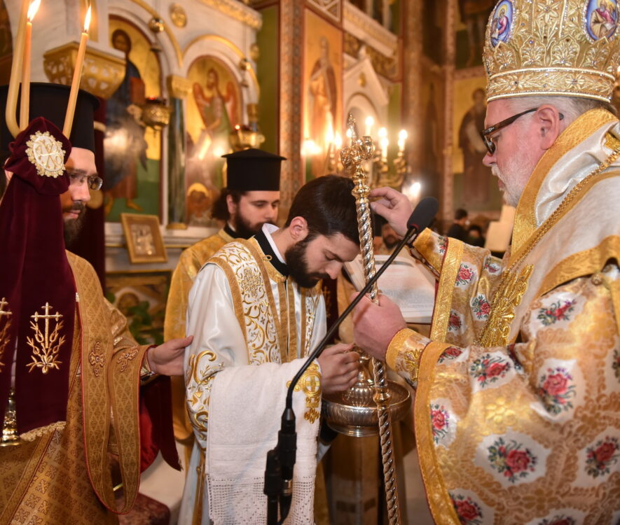 Χειροτονία διακόνου από τον Μητροπολίτη Βελγίου κ. Αθηναγόρα