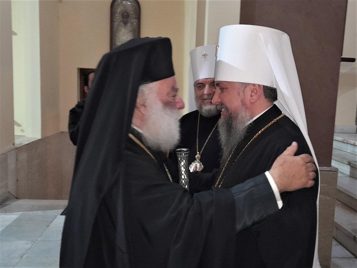Ειρηνική επίσκεψη του Μητροπολίτη Κιέβου Επιφάνιου στο Πατριαρχείο Αλεξανδρείας 