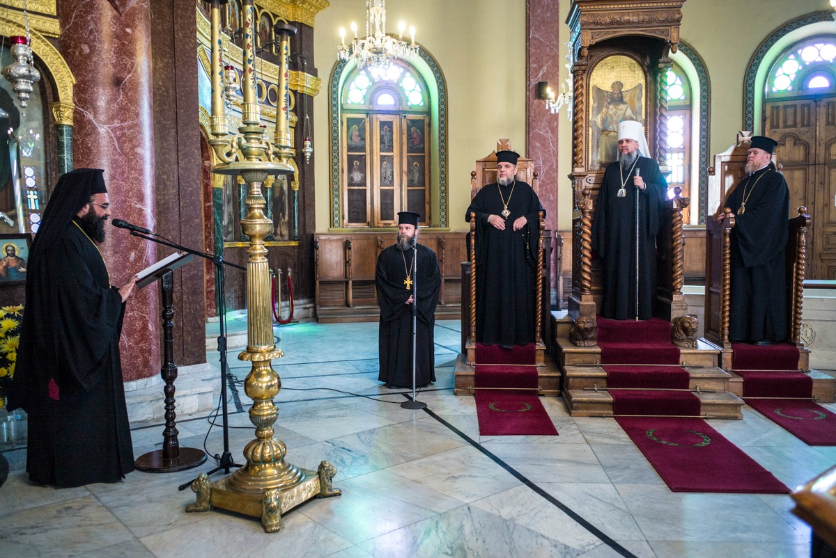 Ειρηνική επίσκεψη του Μητροπολίτη Κιέβου Επιφάνιου στο Πατριαρχείο Αλεξανδρείας 