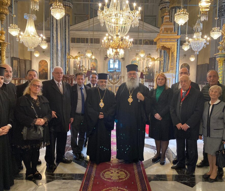 Επίσκεψη του Αρχιεπισκόπου Κύπρου Γεώργιου στην Ι.Μ. Δέρκων