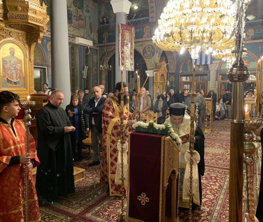 Η Β΄ στάση των Χαιρετισμών στην Υπεραγία Θεοτόκο στην Ι.Μ. Εδέσσης