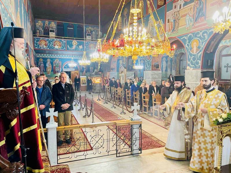 Η Β΄ στάση των Χαιρετισμών της Θεοτόκου στην Μητρόπολη Δράμας 