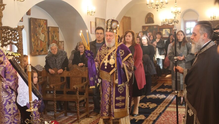 Η Πρώτη Ακολουθία των Προηγιασμένων Τιμίων Δώρων στη Φολέγανδρο