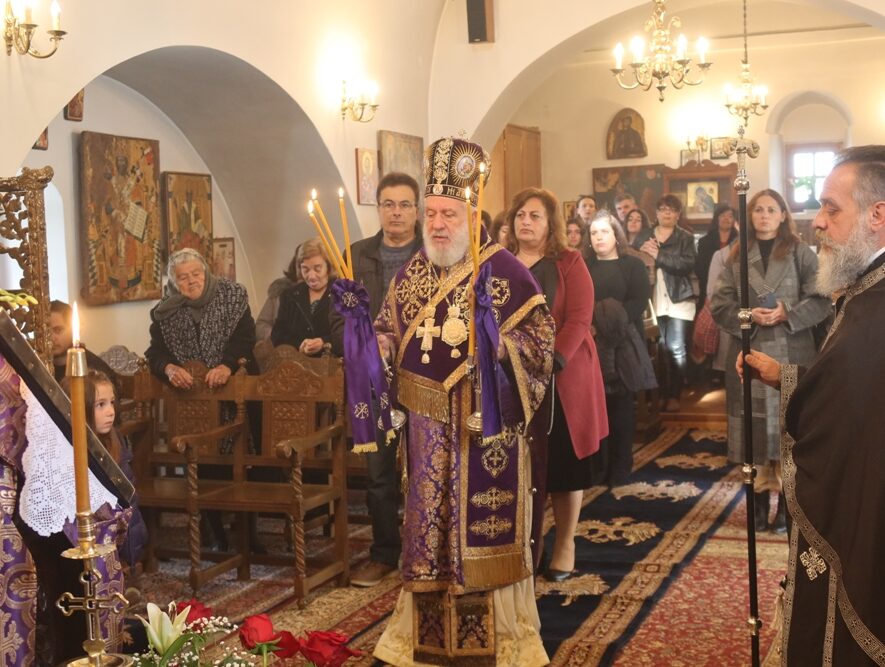 Η Πρώτη Ακολουθία των Προηγιασμένων Τιμίων Δώρων στη Φολέγανδρο