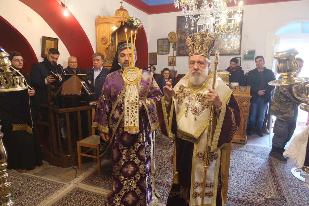 Η ιερά μνήμη των Αγίων Τεσσαράκοντα στη χώρα της Μυκόνου