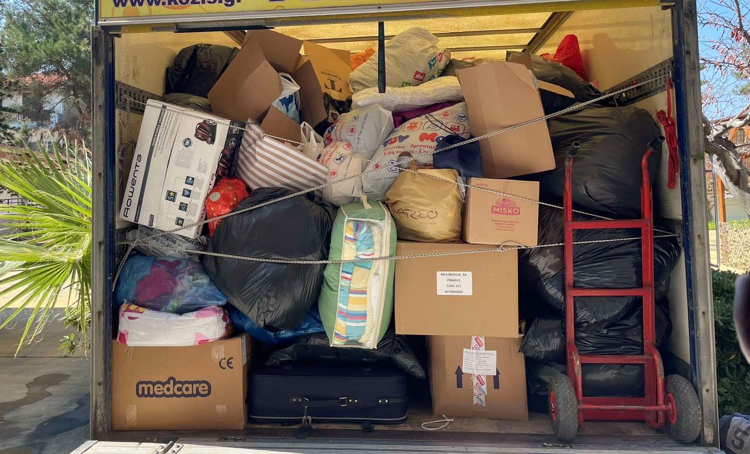 Ι. Αρχιεπισκοπή Κρήτης Oλοκληρώθηκε η δράση συλλογής ανθρωπιστικής βοήθειας για την Τουρκία και την Συρία