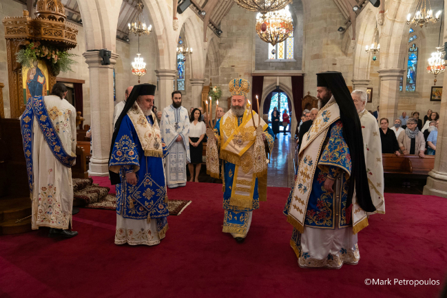 Λαμπρός εορτασμός του Ευαγγελισμού της Θεοτόκου στον πανηγυρίζοντα Καθεδρικό Ναό του Σύδνεϋ