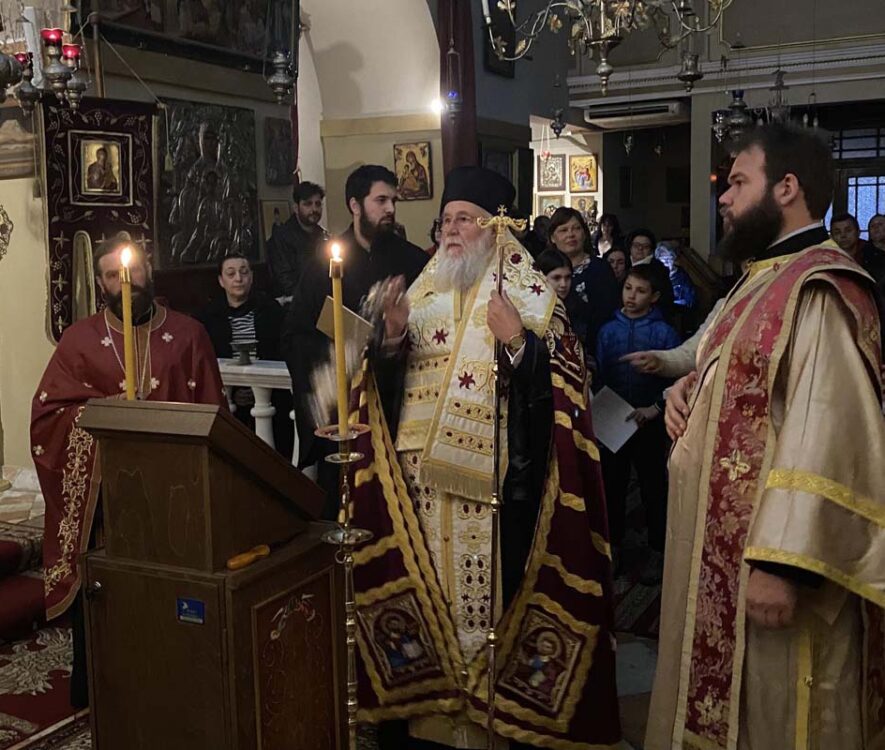 Οι Τρίτοι Χαιρετισμοί στην Μητρόπολη Κερκύρας