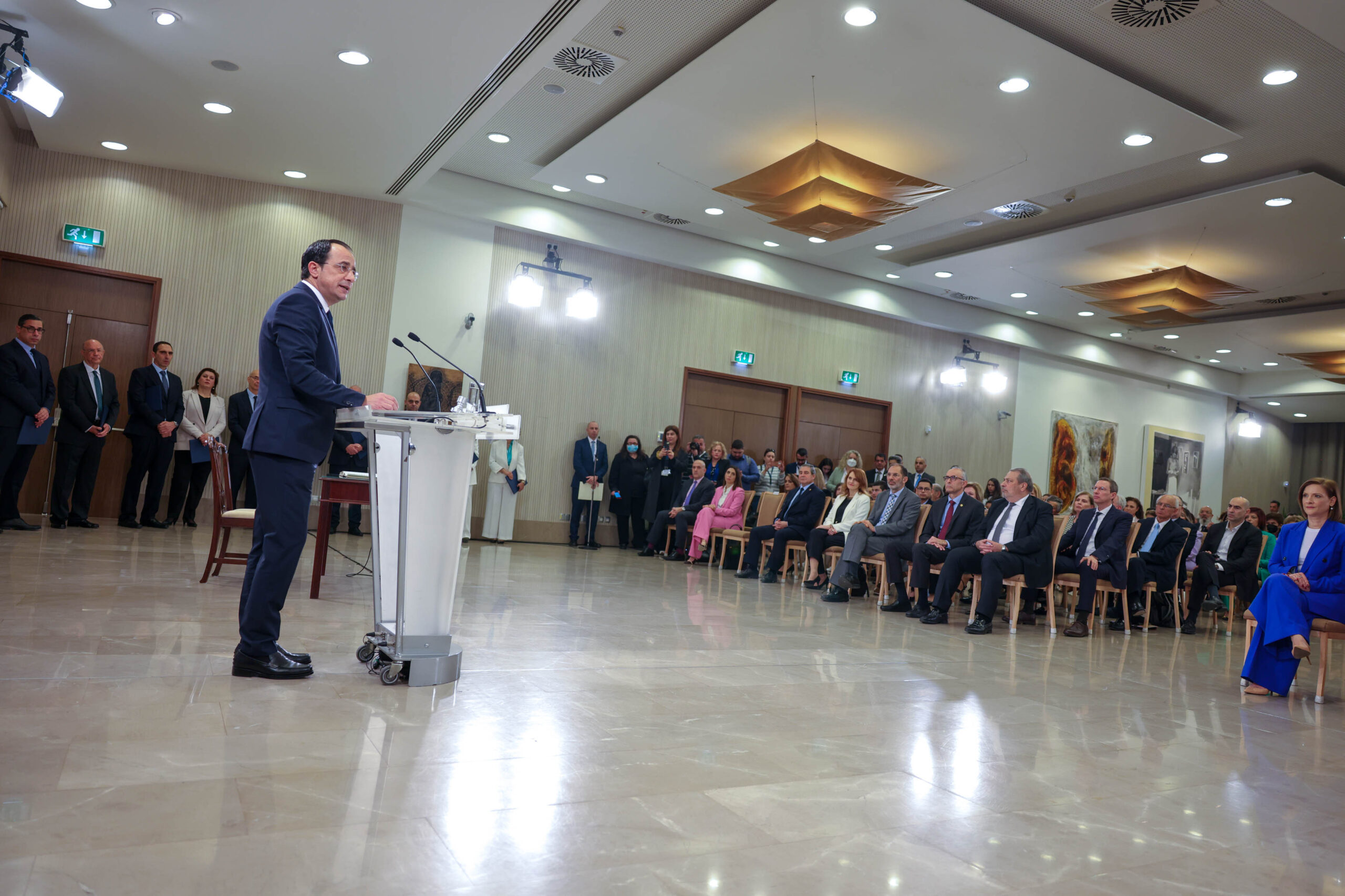 Πραγματοποιήθηκε η πρώτη συνεδρίαση του νέου Υπουργικού υπό τον Πρόεδρο της Δημοκρατίας κ. Νίκο Χριστοδουλίδη