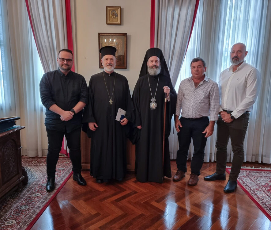 Στον Αρχιεπίσκοπο Αυστραλίας αντιπροσωπεία της νεοσύστατης Ενορίας του Ντάργουιν