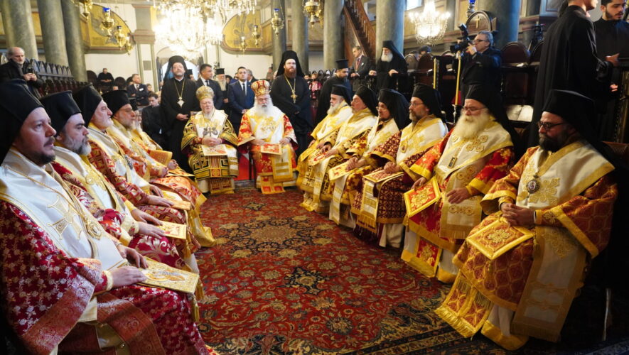 Συλλείτουργο Οικουμενικού Πατριάρχη και Αρχιεπισκόπου Κύπρου στο Φανάρι