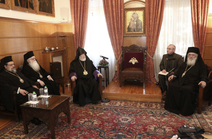 Συνάντηση Αρχιεπισκόπου Ιερωνύμου με τον Πατριάρχη των Αρμενίων
