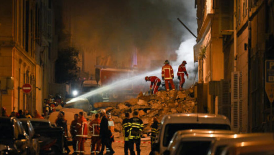 Κατάρρευση τετραώροφης πολυκατοικίας στη Μασσαλία - Πέντε τραυματίες
