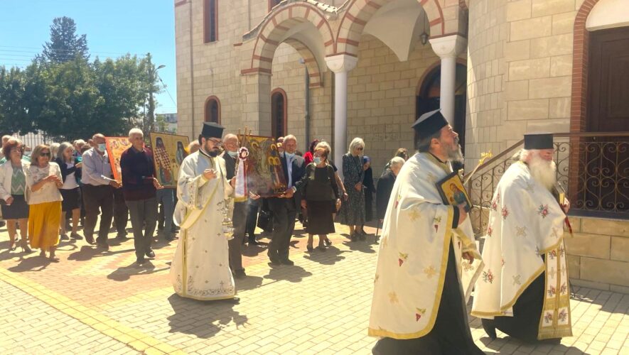 Οι κατεχόμενες ενορίες της Αρχιεπισκοπής εόρτασαν την Παναγία των Καθάρων 1