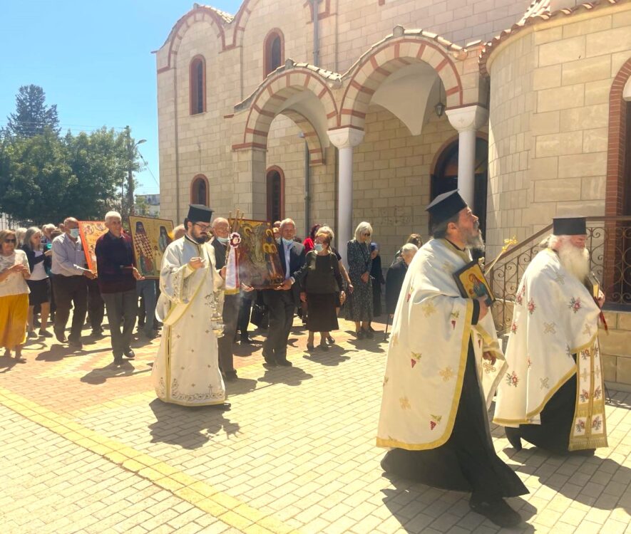 Οι κατεχόμενες ενορίες της Αρχιεπισκοπής εόρτασαν την Παναγία των Καθάρων 1