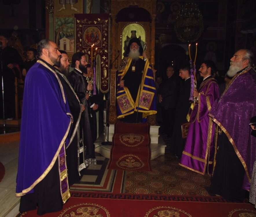 Στον Ιερό Ναό Αγίας Τριάδος Αγρινίου ο Μητροπολίτης Δημητριάδος Ιγνάτιος