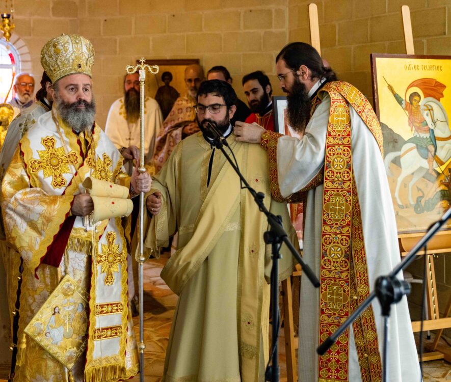 Χειροτονία Διακόνου από τον Αρχιεπίσκοπο Αυστραλίας στην πανηγυρίζουσα Ι.Μ. Αγίου Γεωργίου Yellow Rock