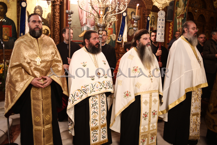 Ο Λαρίσης Ιερώνυμος στην Αγία Ειρήνη Γαλατσίου (Φωτορεπορτάζ)