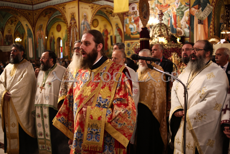 Ο Λαρίσης Ιερώνυμος στην Αγία Ειρήνη Γαλατσίου (Φωτορεπορτάζ)