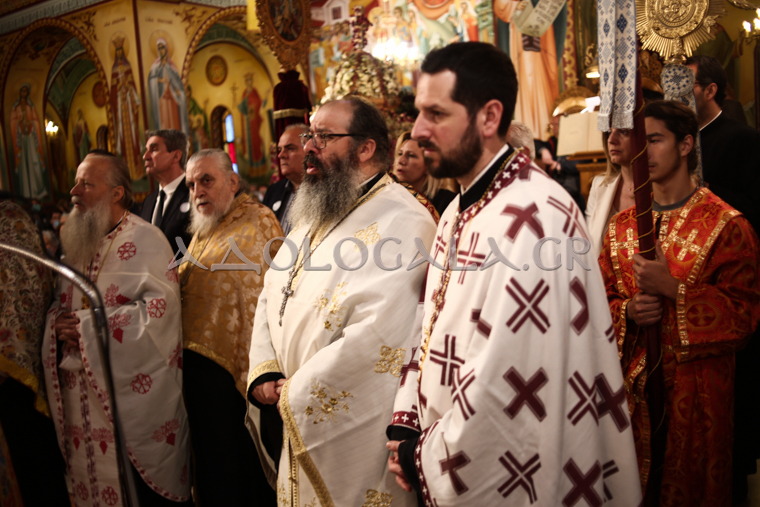 Ο Λαρίσης Ιερώνυμος στην Αγία Ειρήνη Γαλατσίου (Φωτορεπορτάζ)