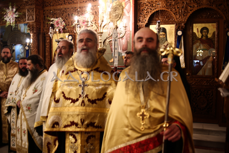 Ο Λαρίσης Ιερώνυμος στην Αγία Ειρήνη Γαλατσίου (Φωτορεπορτάζ)