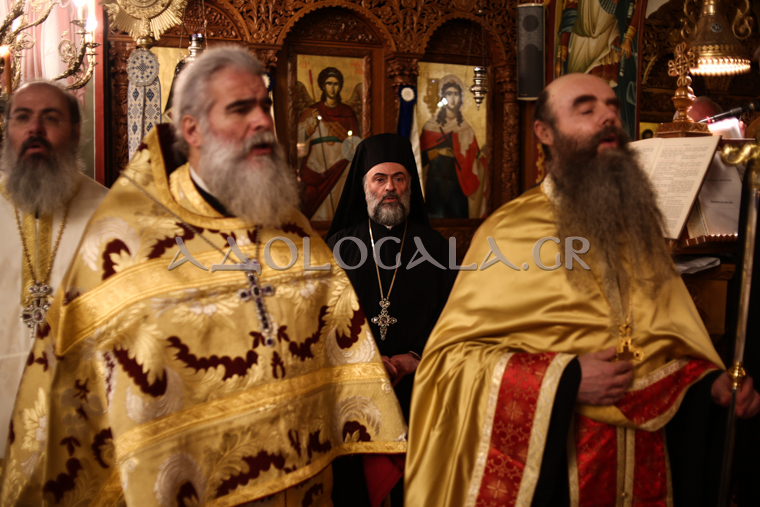 Ο Λαρίσης Ιερώνυμος στην Αγία Ειρήνη Γαλατσίου (Φωτορεπορτάζ)