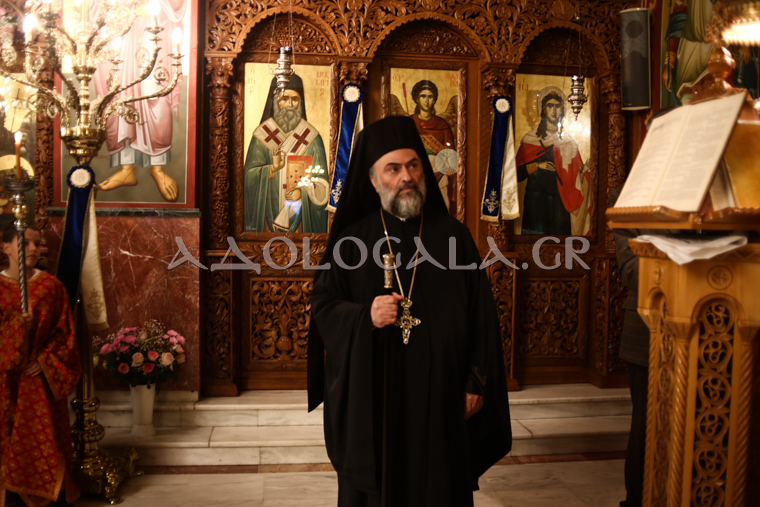 Ο Λαρίσης Ιερώνυμος στην Αγία Ειρήνη Γαλατσίου (Φωτορεπορτάζ)