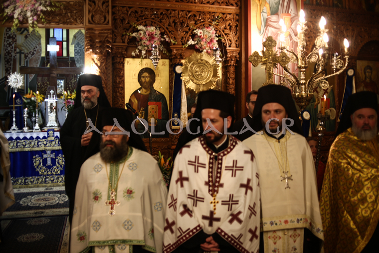 Ο Λαρίσης Ιερώνυμος στην Αγία Ειρήνη Γαλατσίου (Φωτορεπορτάζ)