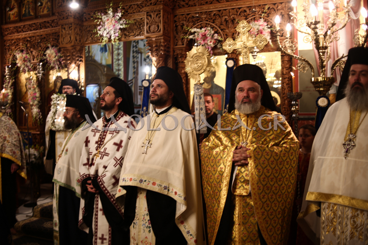Ο Λαρίσης Ιερώνυμος στην Αγία Ειρήνη Γαλατσίου (Φωτορεπορτάζ)