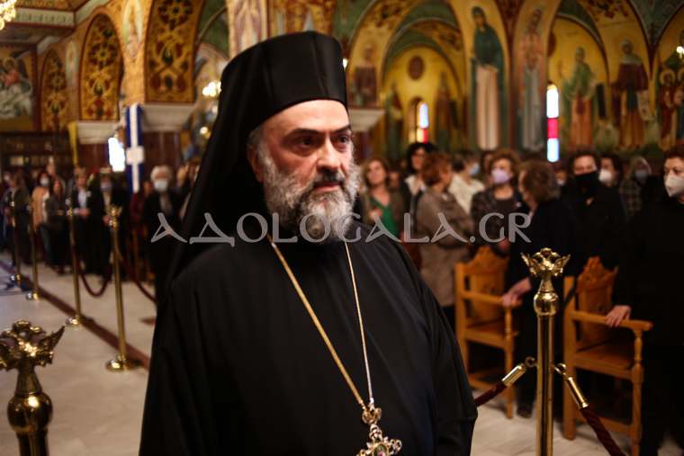 Ο Λαρίσης Ιερώνυμος στην Αγία Ειρήνη Γαλατσίου (Φωτορεπορτάζ)