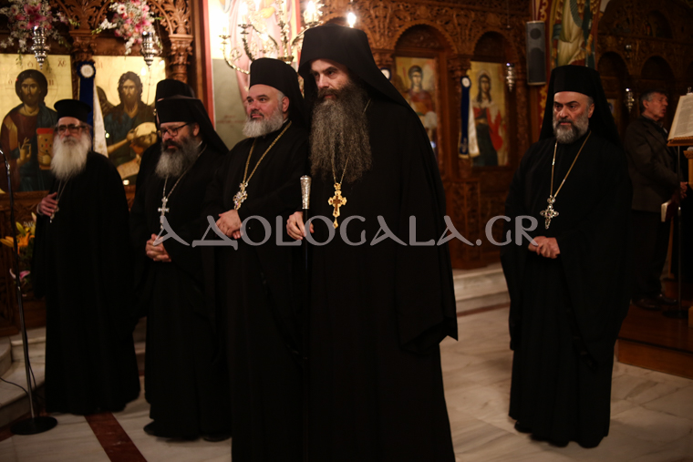 Ο Λαρίσης Ιερώνυμος στην Αγία Ειρήνη Γαλατσίου (Φωτορεπορτάζ)