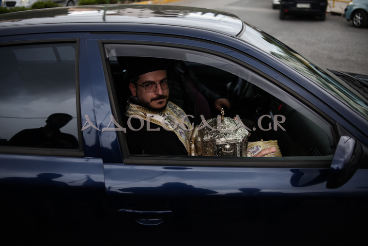 Αθήνα Την Τίμια Κάρα της Αγίας Νεομάρτυρος Ελένης υποδέχθηκε η Αγία Μαύρα Ηλιουπόλεως