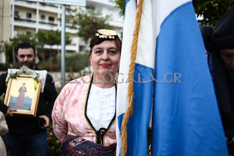Αθήνα: Την Τίμια Κάρα της Αγίας Νεομάρτυρος Ελένης υποδέχθηκε η Αγία Μαύρα Ηλιουπόλεως (Φωτορεπορτάζ)