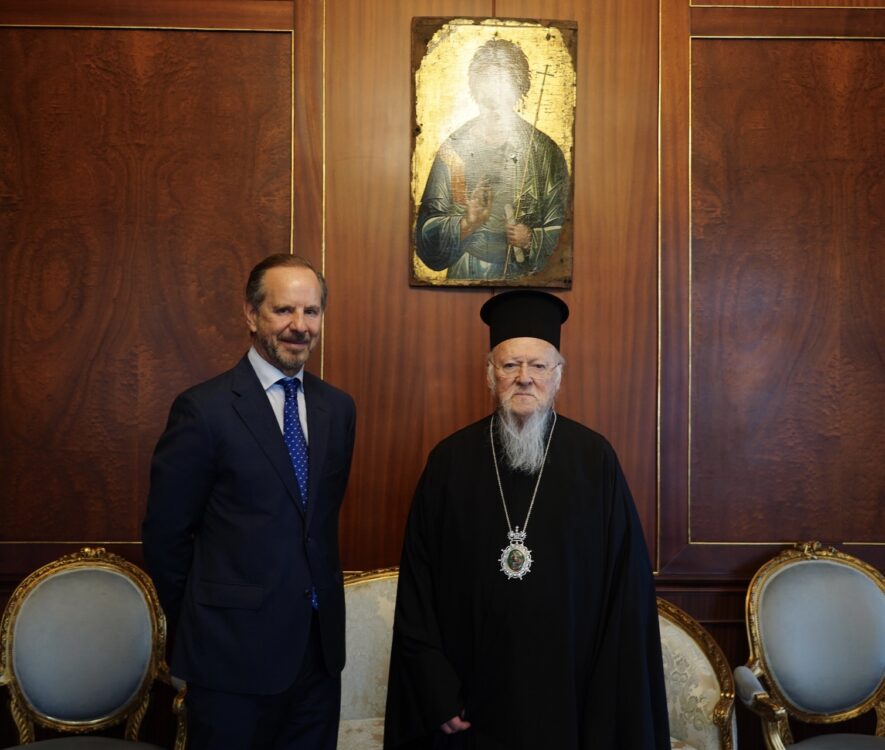 Αποχαιρετιστήρια επίσκεψη του Γενικού Προξένου της Αργεντινής στην Πόλη στον Οικουμενικό Πατριάρχη